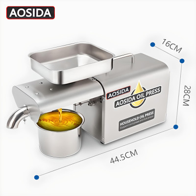 Máy ép dầu thực vật nóng và lạnh dùng trong gia đình thương hiệu cao cấp AOSIDA 888A - Hàng Chính Hãng
