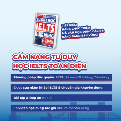 Sách - Tư Duy Học IELTS Đúng Từ Đầu - Nền Tảng Chiến Lược Cho Hành Trình Chinh Phục Tiếng Anh
