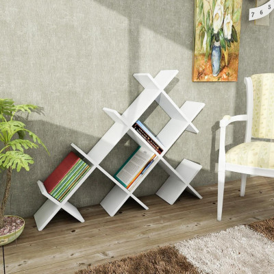 Giá sách hiện đại bằng gỗ công nghiệp SMLIFE Bethenny