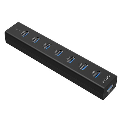 Bộ chia USB 7 cổng có nguồn Orico H7013-U3 chuẩn USB 3.0 chính hãng