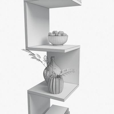 Kệ trang trí kệ để sách gia đình SMLIFE Winifred