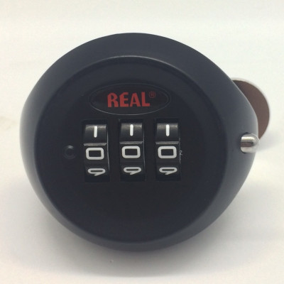 Khóa tủ mật mã cho tủ dày dưới 15mm 3 số không chìa 22mm Reallocks RL9047-07 Keyless