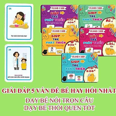 Bộ thẻ flashcards phát triển ngôn ngữ và giao tiếp