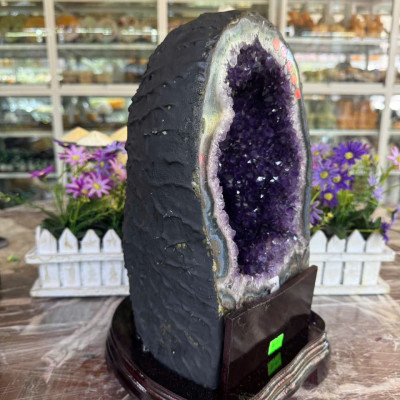 Hang, hốc phong thủy đá TA. tím hút tài lộc - Nặng 10,4 kg