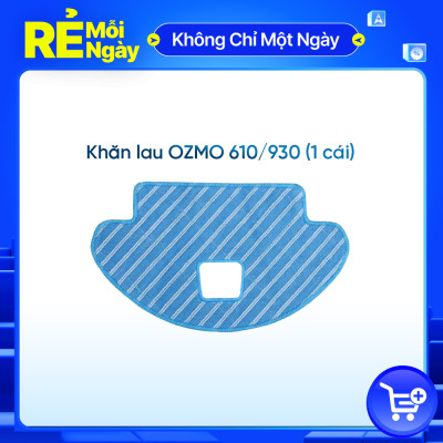 Khăn lau robot Ecovacs deebot ozmo 610/ 930 ( 1 cái ) - Hàng Chính Hãng