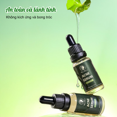 Acne serum đánh bay mụn, sạch thâm sẹo, dưỡng trắng da Wonmom 20ml