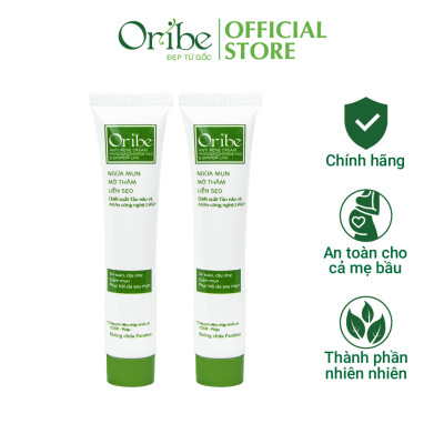 Combo 2 kem chấm mụn Oribe giảm mụn ẩn mờ thâm liền sẹo 20g