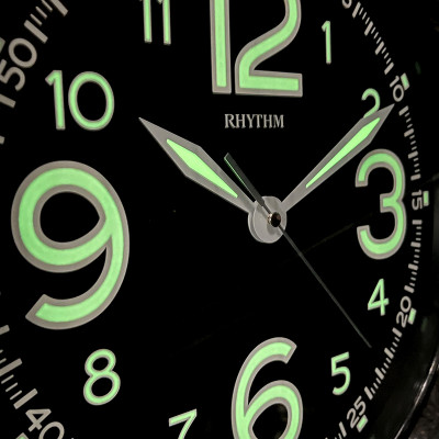 Đồng hồ Rhythm CMG499BR02 Kt 31.0 x 4.5cm, 735g Vỏ nhựa. Dùng Pin.