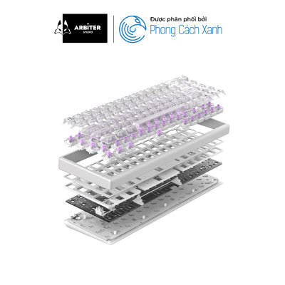 Bàn phím từ HE Arbiter Studio Polar 65 Phantom - Hàng Chính Hãng