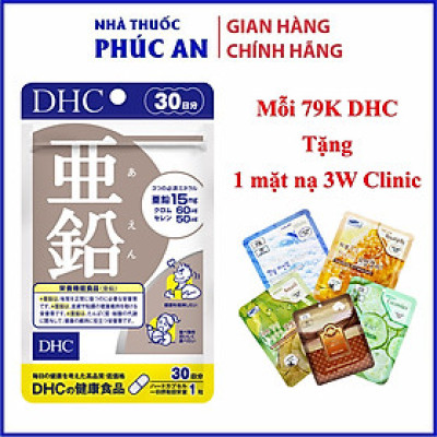 Viên uống bổ sung kẽm DHC ZinC Nhật Bản 15 - 30 ngày