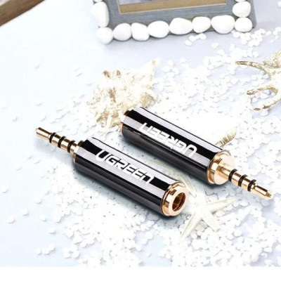 Ugreen UG2050120502TK Màu Đen Đầu chuyển âm thanh 2.5mm dương sang 3.5mm âm - HÀNG CHÍNH HÃNG