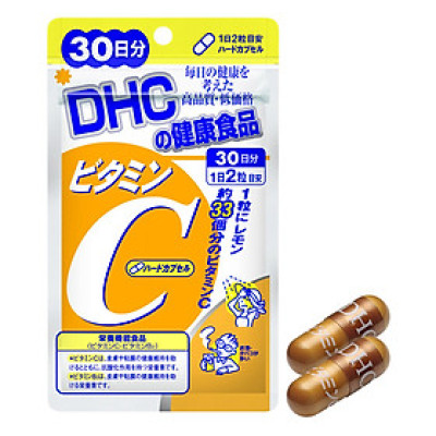 Thực Phẩm Chức Năng: Thực Phẩm Bảo Vệ Sức Khỏe DHC Vitamin C Hard Capsule - (30 Ngày)