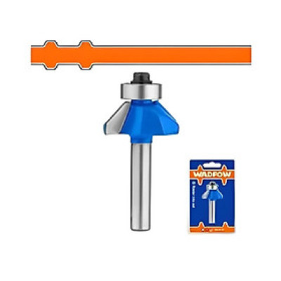 [CHÍNH HÃNG] Mũi phay gỗ đánh chỉ cổ điển 6x6x22mm WADFOW WRG5401