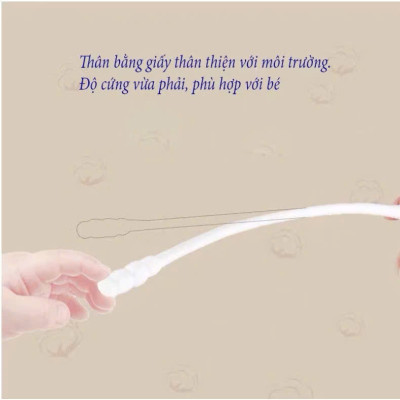 Hộp 200 Tăm Bông Ngoáy Tai 2 Đầu Xoắn Nhọn – Nhiều Màu Sắc, Tiện Dụng - HÀNG CHÍNH HÃNG MINIIN