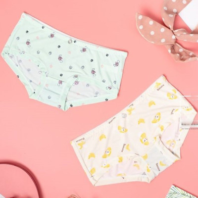 Bộ 10 Quần Lót Nữ Su Họa Tiết - Chất Vải Mềm Mịn Dịu Nhẹ Cho Da (dành cho nàng từ 40-55kg)