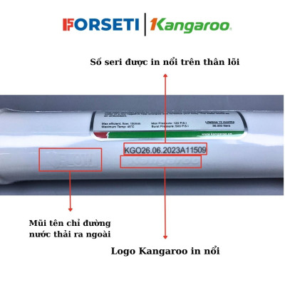 LÕI LỌC NƯỚC SỐ 5 KANGAROO – NANO SILVER - Hàng chính hãng