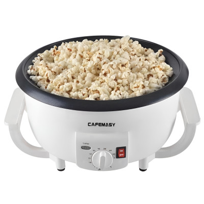 Máy rang hạt cà phê và các loại hạt tự động Thương hiệu Cafemasy Mỹ SCR-300, Công Suất Lớn 1200W, Rang 750gr/25 phút - Bảo Hành 12 Tháng, Hàng Nhập Khẩu