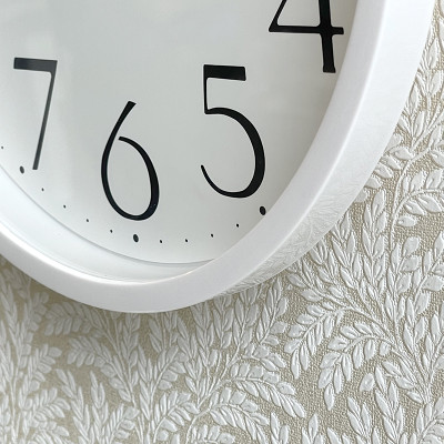 Đồng hồ Rhythm CMG623NR03- Kt 25.5 x 3.5cm, 470g, Vỏ nhựa. Dùng Pin.