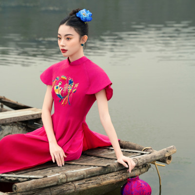 OLV - Áo dài AD Yên Giao (Không kèm quần)