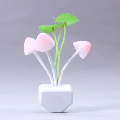 Đèn Ngủ Cảm Ứng Hình Chậu Hoa Và Nấm - Hàng chính hãng