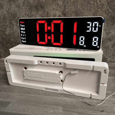 Tổng hợp đồng hồ Led treo tường, để bàn có remote điều khiển - T0424