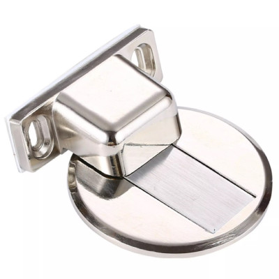 Chặn cửa nam châm đế mỏng, hít cửa inox 304 dạng VUÔNG bền đẹp chống va đập tiện dụng 206845