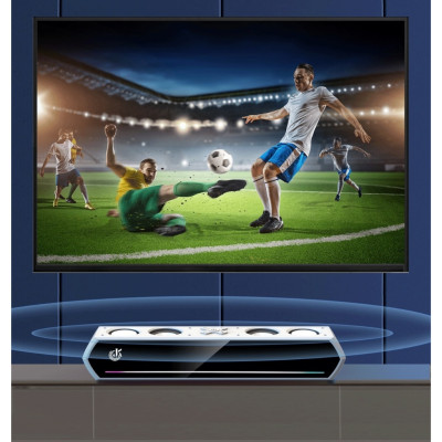 Loa bluetooth JK-1119, Loa Máy Tính Gaming Soundbar Để Bàn Led RGB Âm Bass Mạnh Mẽ + tặng dây 3.5 - Hàng nhập khẩu