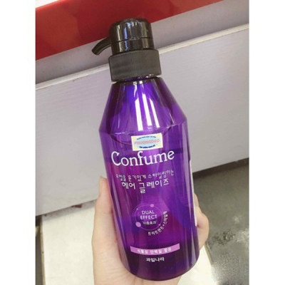 Gel lỏng tạo kiểu tóc mềm Confume Hair Glaze Hàn Quốc 400ml tặng móc khóa