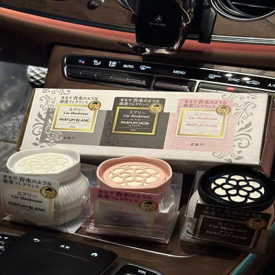 Hộp 3 lọ Sáp thơm Ô Tô Car Deodorant hương thơm cao cấp thế hệ mới khử mùi hiệu quả