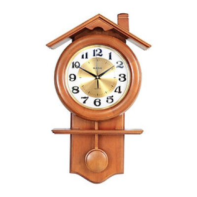 Đồng Hồ Quả Lắc Gỗ KN-17 (57x30cm)