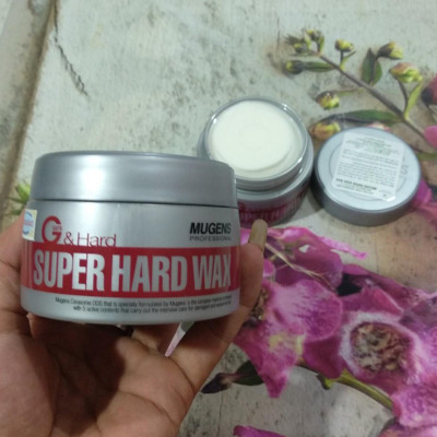 Sáp siêu cứng, kết dính cao Mugens Super Hard Wax Hàn Quốc 90g + Móc khóa