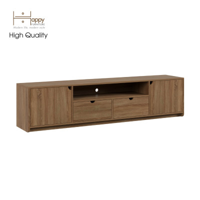 [Happy Home Furniture] CIRCLE , Kệ TIVI 2 cánh mở - 2 ngăn kéo , 200cm x 40cm x 48cm ( DxRxC), KTV_018