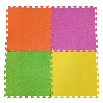 Bộ 4 tấm (4 màu trơn khác nhau) Thảm xốp lót sàn an toàn Thoại Tân Thành (60x60cm)