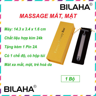 Máy massage rung đa vị trí Beauty Gold 24k Loại Tốt Nhất Giảm Stress Thư Giãn Hiệu Quả (Tặng Pin AA) (Hàng Chính Hãng)