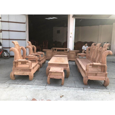 Bộ bàn ghế tần thủy hoàng - Đồ Gỗ Bình Long 0388639288