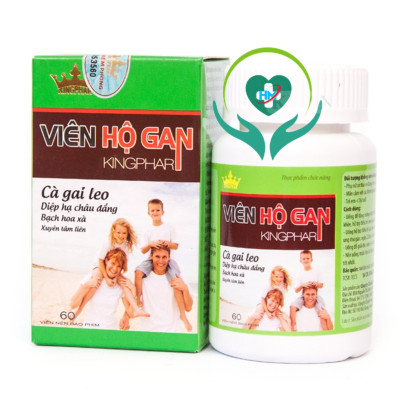 Viên hộ gan Kingphar  - Hộp 60 Viên -Giúp tăng cường chức năng giải độc gan và bảo vệ tế bào gan.