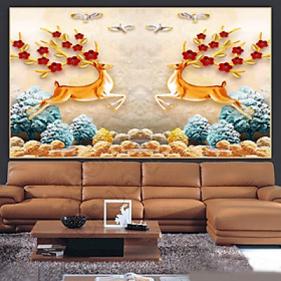  Tranh Treo Tường - Tranh Tráng Gương-Tranh Hưu Nai