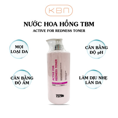 Nước Hoa Hồng TBM Active For Redness Toner (1000ml) (Hàng Chính Hãng)