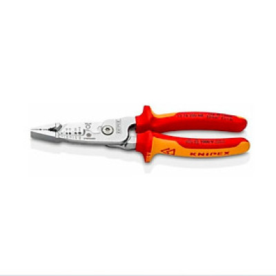 KIỀM LẮP ĐIỆN ĐA NĂNG KNIPEX 13 76 200 ME WIRESTRIPPER CÁCH ĐIỆN 1000V L70010 2305