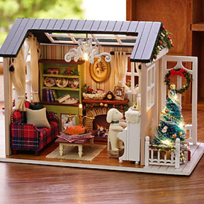 Nhà búp bê lắp ghép Quà Tặng Giáng Sinh Z009