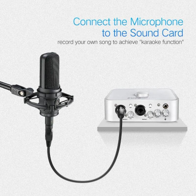 Ugreen UG20712AV130TK 5M Màu Đen Cáp nối dài Microphone cannon âm thanh - HÀNG CHÍNH HÃNG