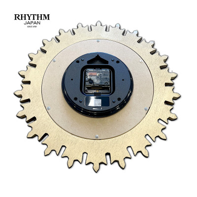 Đồng hồ Rhythm CMG887NR18,  Kt 37.0 x 37.0 x 4.3cm, Vỏ Polyresine. Dùng Pin.