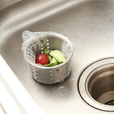 Combo 300 Túi Lọc Rác Bồn Rửa Bát - Túi Lưới Lọc Rác Giúp Ngăn Chặn Tắc Đường Ống