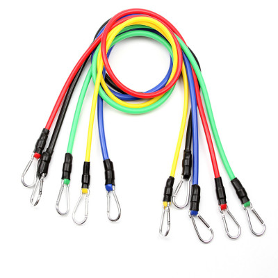 Bộ Dây Cao Su Đàn Hồi Ngũ Sắc Tập Gym Tại Nhà Móc To (Tặng kèm Kìm Bóp Cơ Tay) Bộ Dây Kháng Lực Tập Thể Hình Ngẫu Nhiên Dành Cho Mọi Đối Tượng Dễ Dàng Sử Dụng Có Hướng Dẫn Đi Kèm