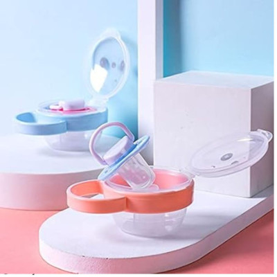 Hộp Đựng Núm Ti Giả, Núm Ti Ngậm Cho Bé Trong Suốt, Có Móc Treo - Phù Hợp Với Núm Ty Ngậm Philips Avent