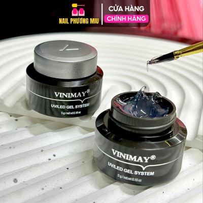 Gel Thủy Tinh Tráng Gương Vinimay, Giọt Sương, Vẽ Nổi Định Hình , Phụ Kiện Chuyên Dùng Trong Làm Nail Nữ Women Sơn Gel