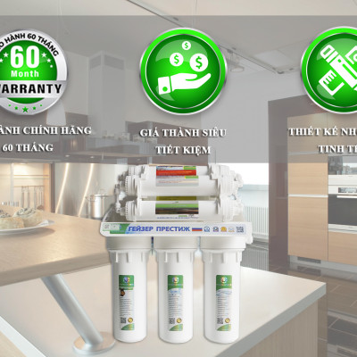 Máy lọc nước Nano Geyser ECO công nghệ lọc Nano - Hàng Chính Hãng