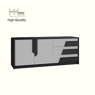 [Happy Home Furniture] PONIX, Kệ TV 3 ngăn kéo, 140cm x 40cm x 58cm ( DxRxC), KTV_027