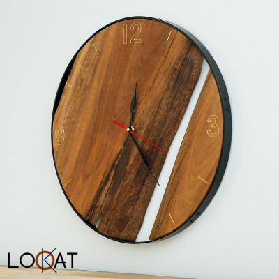 Đồng Hồ Treo Tường Chế Tác Kim Trôi Phong Cách Hiện Đại Mới Nhất DH12050027