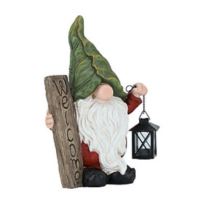 Hình Vườn Gnomos Gnome + Đèn Lồng xanh |Index Living Mall | Nội thất Thái Lan